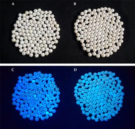 Diamond fluorescence test under UV light — ترجمه اختصاصی از GIA توسط نگین یاب